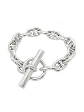 Hermes Chaine D'Ancre MM Silver Bracelet